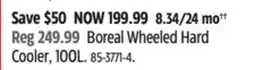 Canadian Tire Woods Boreal Wheeled Hard Cooler offer