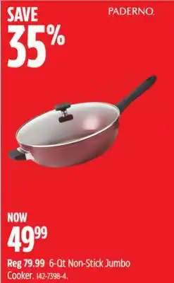 Canadian Tire Paderno 6 Qt Non-Stick Jumbo Cooker offer