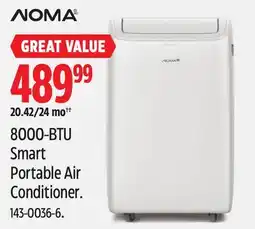 Canadian Tire NOMA 8000-BTU Smart Portable Air Conditioner offer