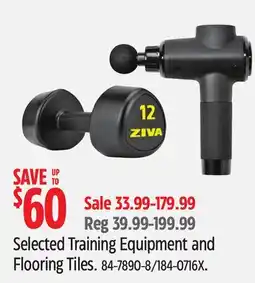 Canadian Tire Selected Training Equipment and Flooring Tiles offer