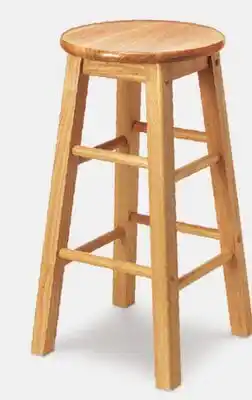 Canadian Tire For Living 24 Natural Wood Bar Stool offer