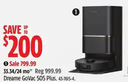 Canadian Tire Dreame GoVac 505 Plus offer