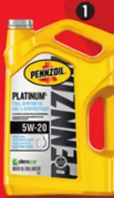 Canadian Tire Platinum Synthetic Motor Oil offer