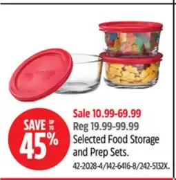 Canadian Tire Selected Food Storage and Prep Sets offer
