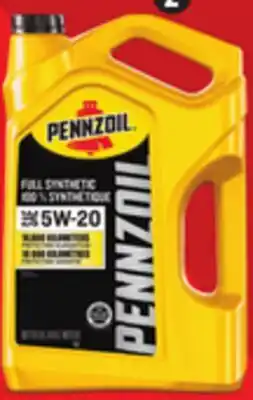 Canadian Tire Full Synthetic Motor Oil offer