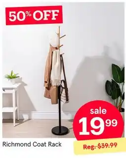 Kitchen Stuff Plus Richmond Coat Rack offer