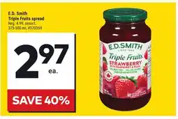 Giant Tiger E.O. Smith Triple Fruits spread offer