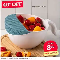 Kitchen Stuff Plus Freshbrook Washing Bowl with Colander offer