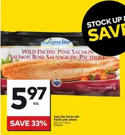 Giant Tiger Aqua Star Frozen wild Pacific Pink Salmon offer