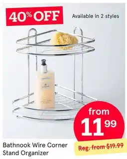 Kitchen Stuff Plus Bathnook Wire Corner Stand Organizer offer