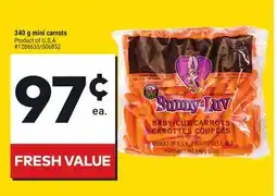 Giant Tiger 340 g mini carrots offer