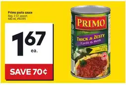 Giant Tiger Primo pasta sauce offer