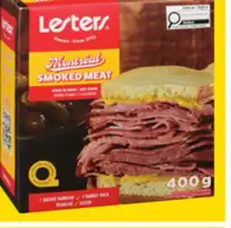 Giant Tiger Lesters Montreal Smoked Meat or shaved steak offer