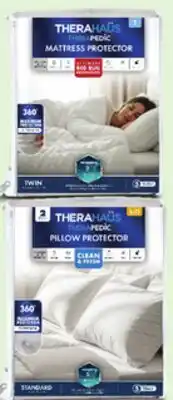 Canadian Tire THERAPEDIC TWIN MATTRESS PROTECTOR OR STANDARD PILLOW PROTECTOR offer
