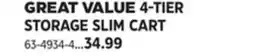 Canadian Tire TYPE A 4-TIER STORAGE SLIM CART offer
