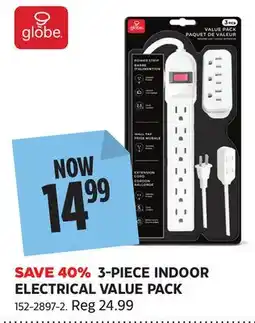 Canadian Tire 3-Piece Indoor Electrical Value Pack offer