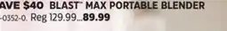 Canadian Tire BLAST MAX PORTABLE BLENDER offer