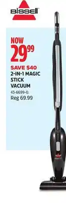 Canadian Tire BISSELL 2-IN-1 MAGIC STICK VACUUM offer
