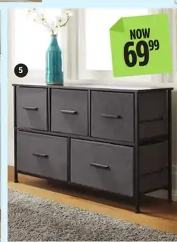 Canadian Tire FABRIC 5-DRAWER STORAGE ORGANIZER offer