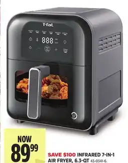 Canadian Tire T-FAL INFRARED 7-IN-1 AIR FRYER offer