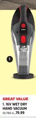 Canadian Tire DIRT DEVIL 16V WET DRY HAND VACUUM offer