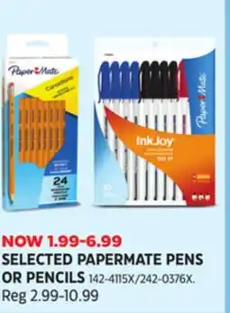 Canadian Tire SELECTED PAPERMATE PENS OR PENCILS offer