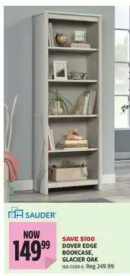 Canadian Tire DOVER EDGE BOOKCASE, GLACIER OAK offer