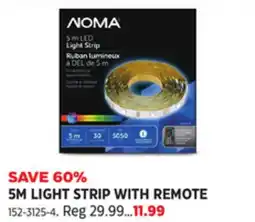 Canadian Tire 5M LIGHT STRIP WITH REMOTE offer