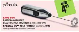 Canadian Tire BATTERY-OPERATED ELECTRIC MILK FROTHER offer
