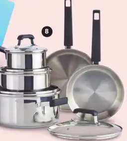 Canadian Tire 9-PC STAINLESS-STEEL COOKWARE SET offer