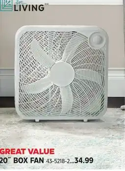 Canadian Tire 20 BOX FAN offer
