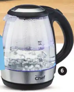 Canadian Tire MasterChef 1 L GLASS KETTLE offer