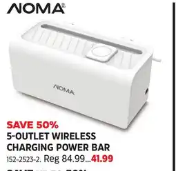 Canadian Tire 5-OUTLET WIRELESS CHARGING POWER BAR offer
