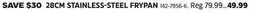Canadian Tire PADERNO 28CM STAINLESS-STEEL FRYPAN offer