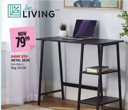 Canadian Tire FOR LIVING METAL DESK offer