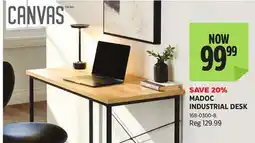 Canadian Tire Canvas MADOC INDUSTRIAL DESK offer