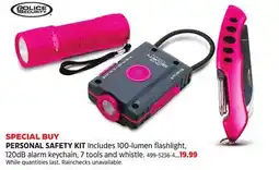 Canadian Tire PERSONAL SAFETY KIT offer