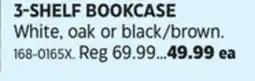 Canadian Tire 3-SHELF BOOKCASE offer