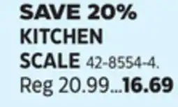 Canadian Tire KITCHEN SCALE offer