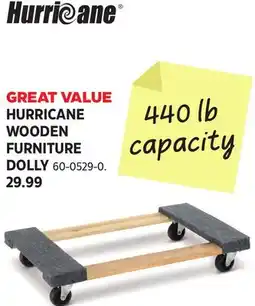 Canadian Tire HURRICANE WOODEN FURNITURE DOLLY offer