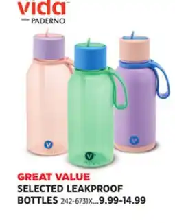 Canadian Tire VIDA by Paderno SELECTED LEAKPROOF BOTTLES offer