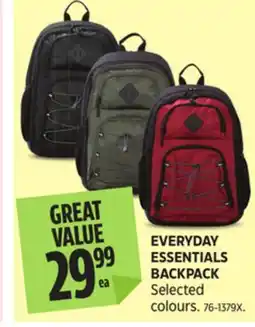 Canadian Tire EVERYDAY ESSENTIALS BACKPACK offer