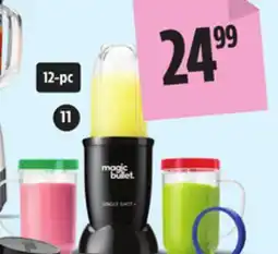 Canadian Tire Magic Bullet 12-PK SINGLE SHOT BLENDER offer