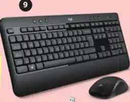 Canadian Tire LOGITECH MK540 ADVANCED WIRELESS ERGONOMIC KEYBOARD & MOUSE COMBO offer
