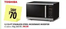 Canadian Tire 1.2 CU-FT STAINLESS-STEEL MICROWAVE INVERTER offer