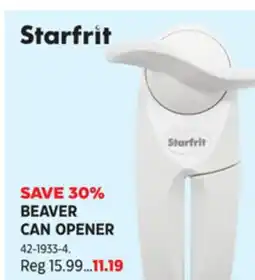 Canadian Tire Starfrit BEAVER CAN OPENER offer