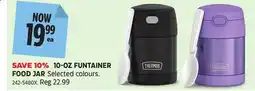 Canadian Tire THERMOS 10-OZ FUNTAINER FOOD JAR offer
