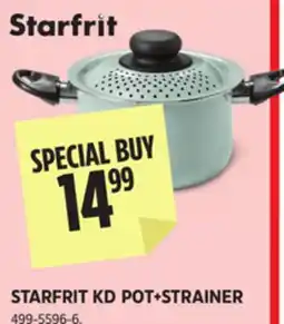 Canadian Tire STARFRIT KD POT+STRAINER offer