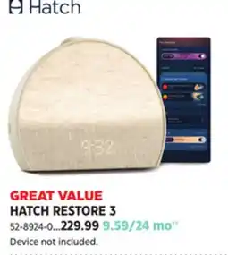 Canadian Tire HATCH RESTORE 3 offer