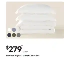 Sleep Country Bamboo Nights Duvet Cover Set Queen offer